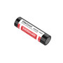 Weltool INR18-34P - 3400mAh High-drain 18650 Lithium-ion Battery, angled front view showing negative terminal.