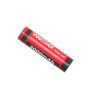 Weltool PB18-30P - 3000mAh High-drain Rechargeable 18650 Li-ion Battery, top-down angled view.