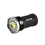 Angled view of the Acebeam X80GT 3 - 30000 Lumen High-Power Exploration Torch showing its multi-LED head and side button.