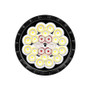 Top view of the Acebeam X80GT 3 - 30000 Lumen High-Power Exploration Torch's head with white and red LEDs.