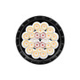 Top view of the Acebeam X80GT 3 - 30000 Lumen High-Power Exploration Torch's head with warm white and red LEDs.