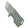 Manker Elfin Stonewash Titanium handle liner lock folding knife