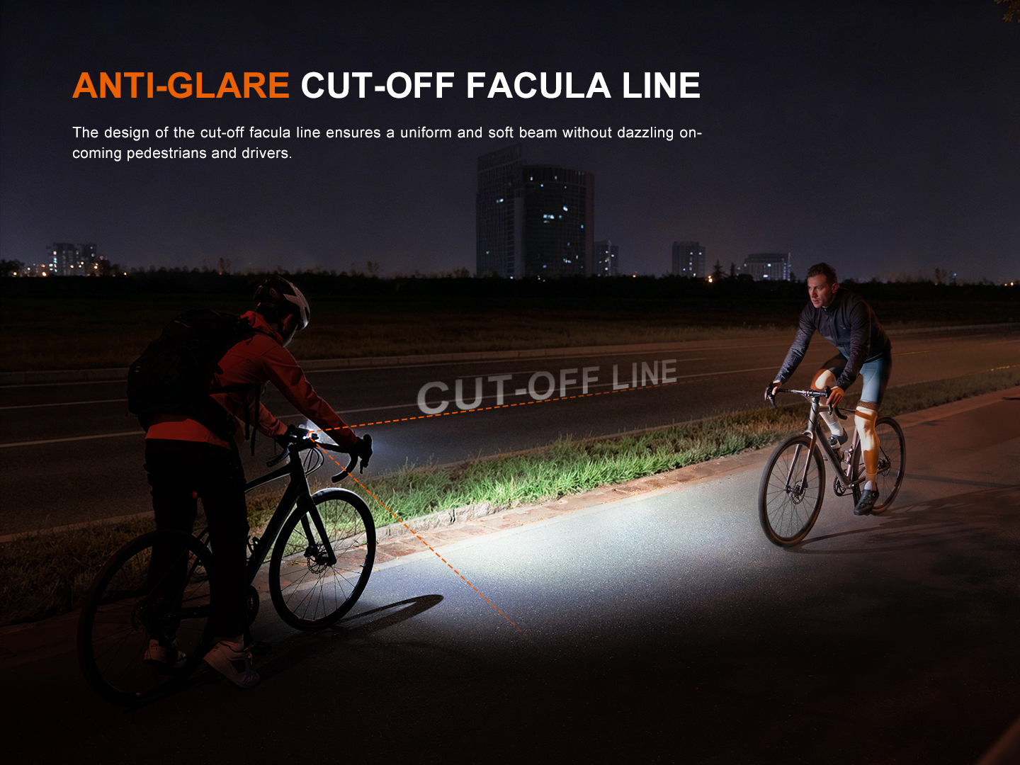 Fenix BC28R 2500 Lumen Smart Head & Tail Bike Light Set