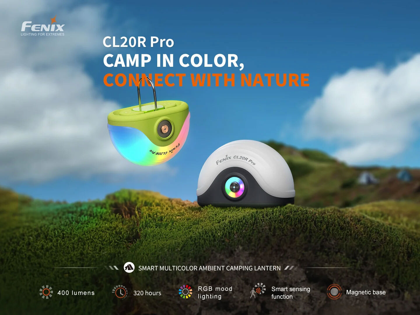 Fenix CL20R Pro camp with colour