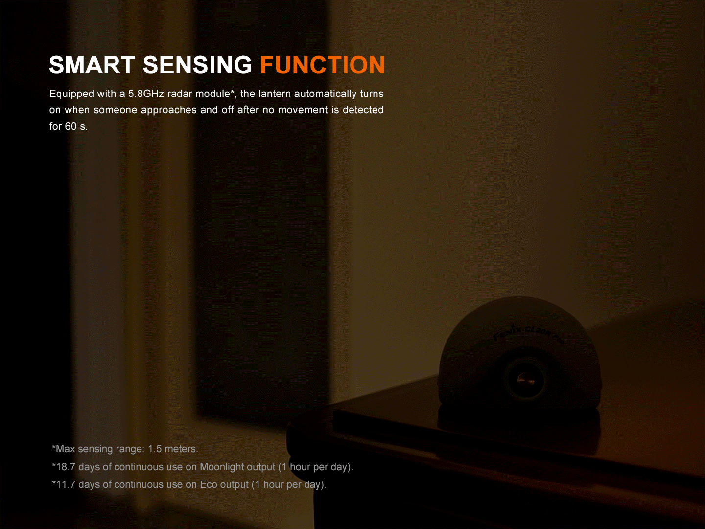 Fenix CL20R Pro smart sensor