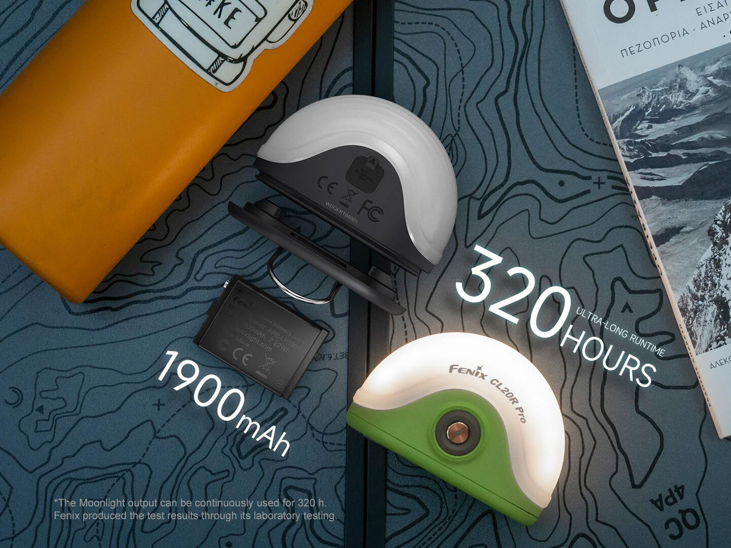 Fenix CL20R Pro battery and runtime