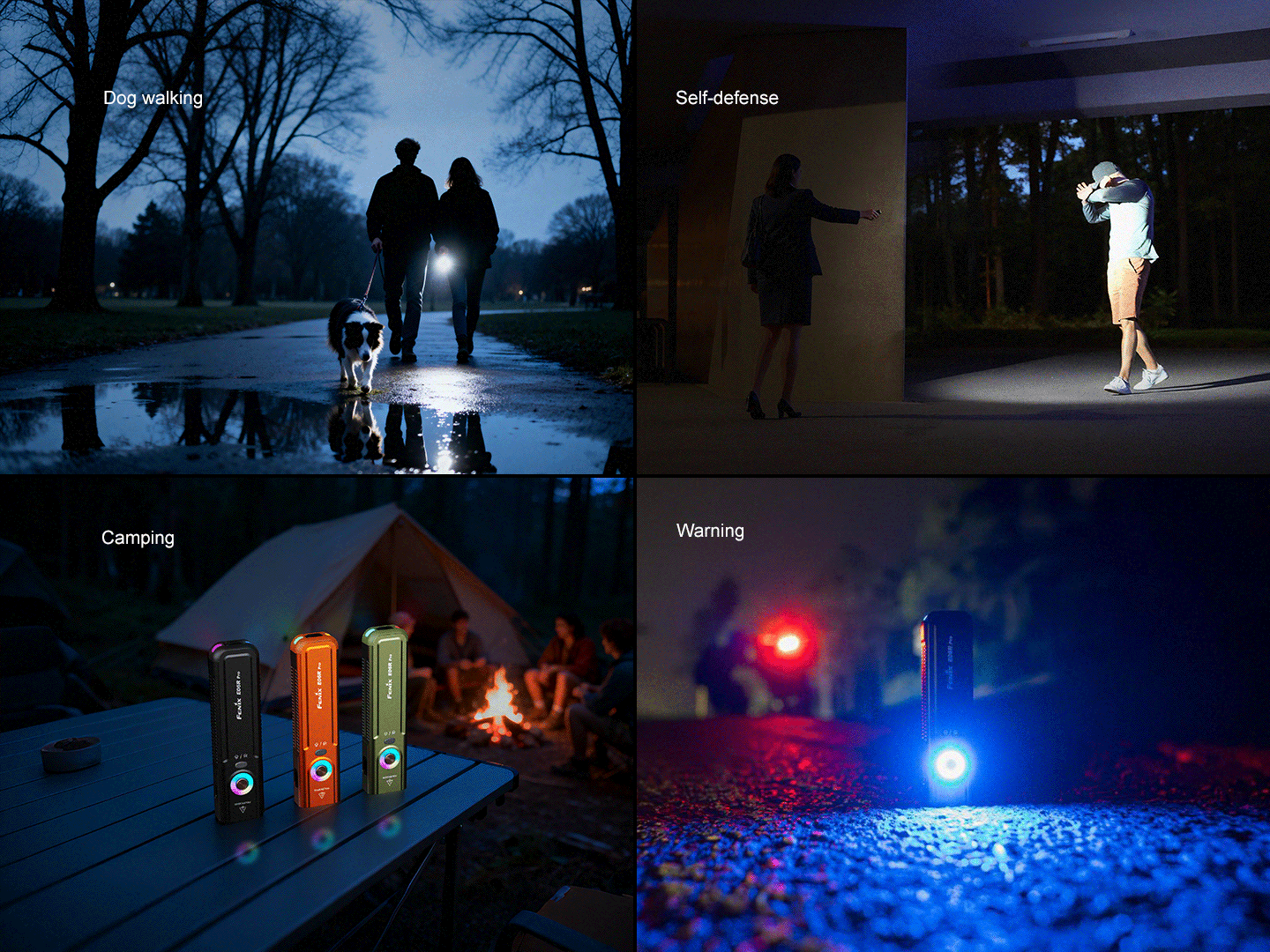 Fenix E06R Pro EDC light flashing modes