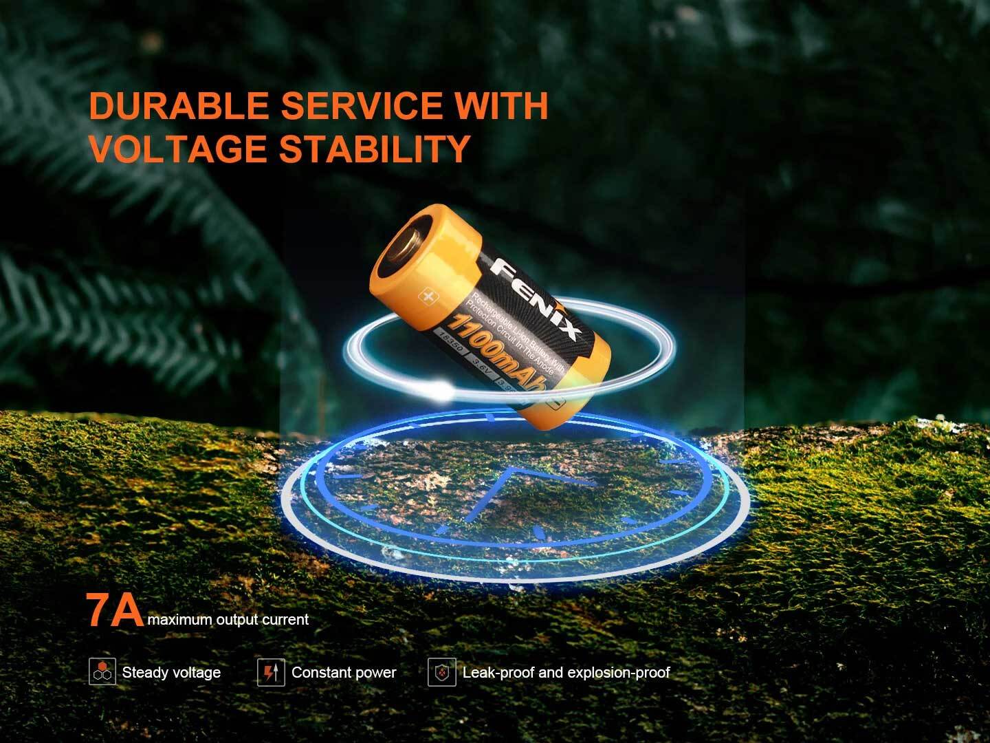 ARB-L18-1100 RECHARGEABLE 18350 LI-ION BATTERY