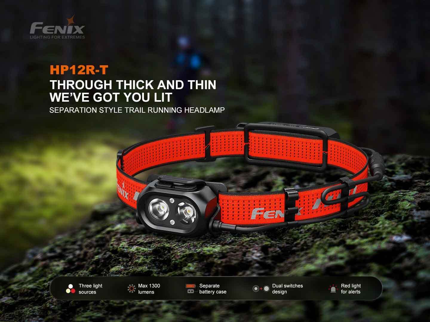 Fenix HP12R-T High-Performance 1300 lumen LED Headlamp