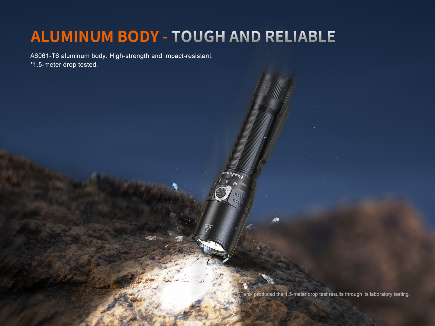 Fenix TK15R - 3200 Lumen Intelligent Light-Sensing Tactical Torch