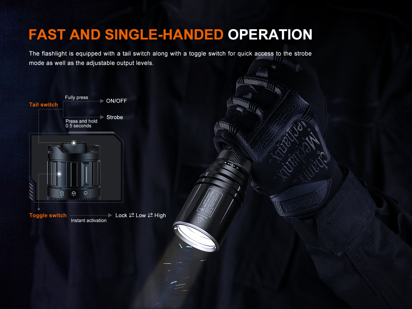 Fenix TK30R LEP torch