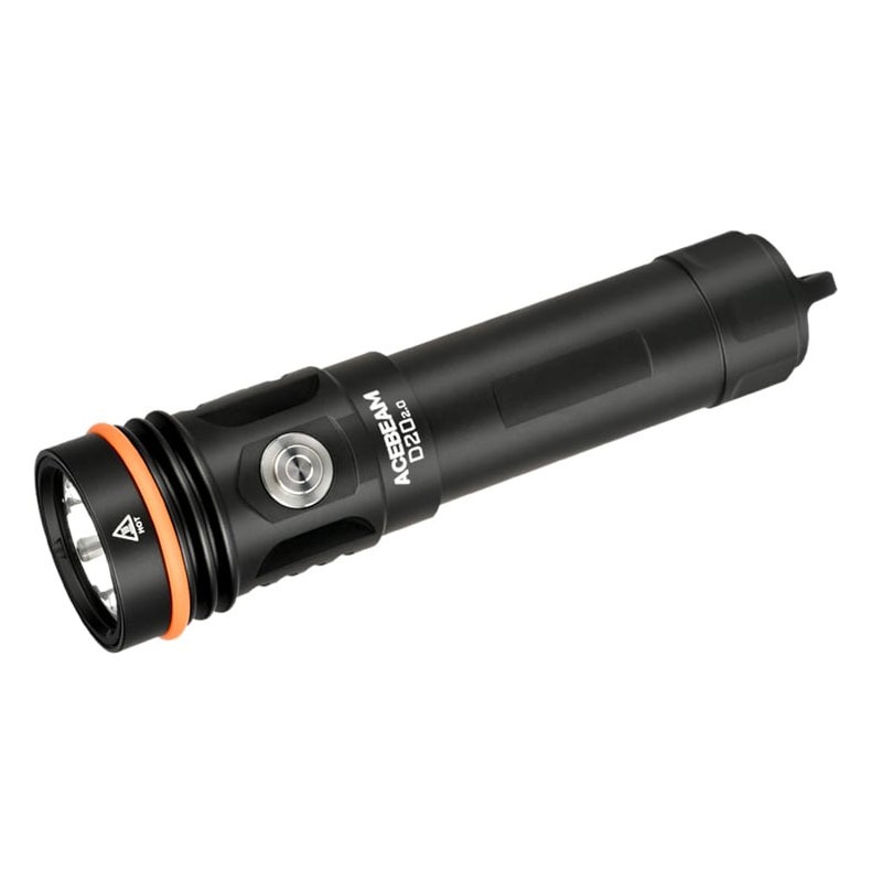 AceBeam D20 2.0 Palm size 2200 lumen dive torch