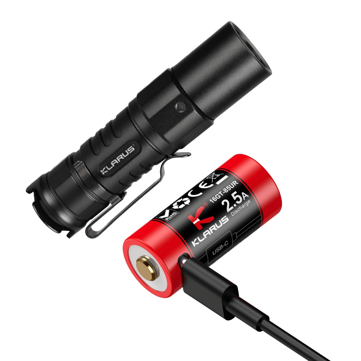 Klarus XT1C Compact 1000 lumen tactical edition LED torch  