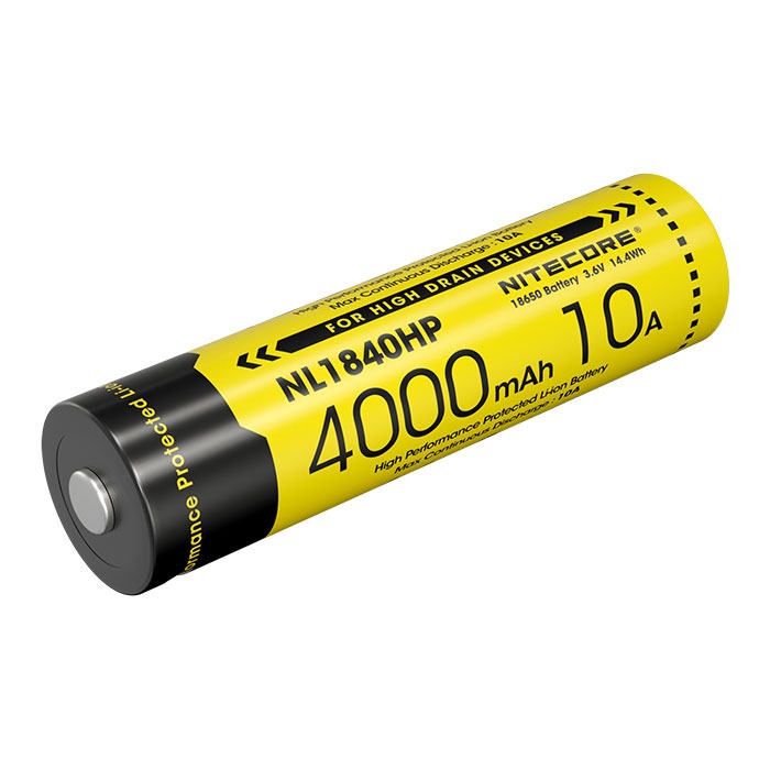 Nitecore NL1840HP High Drain 4000mAh Li-ion18650 rechargeable battery
