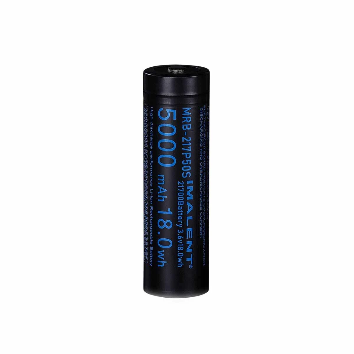 Imalent MRB-217P50S - 5000mAh Protected 21700 Rechargeable Lithium-ion Battery