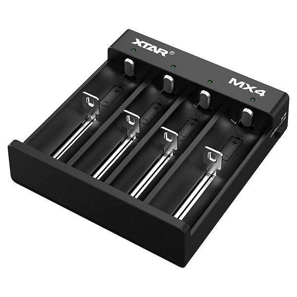 XTAR MX4 - Universal Smart Battery Charger for Li-ion/LiFePO4/NiMH Batteries