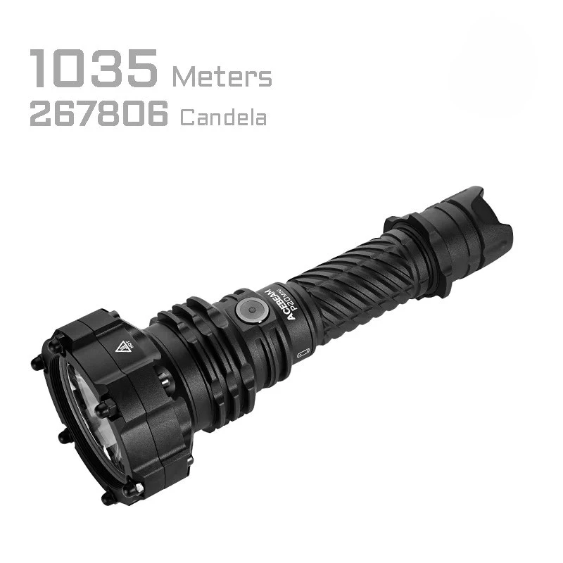 Acebeam P20 Mini - 1035 Metre Long Distance Tactical Flashlight