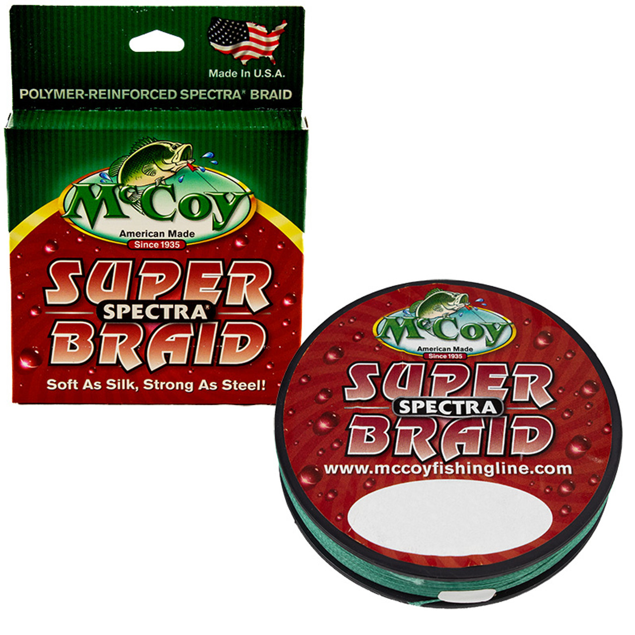 McCoy Mean Green Premium CoPolymer Monofilament Fishing Line