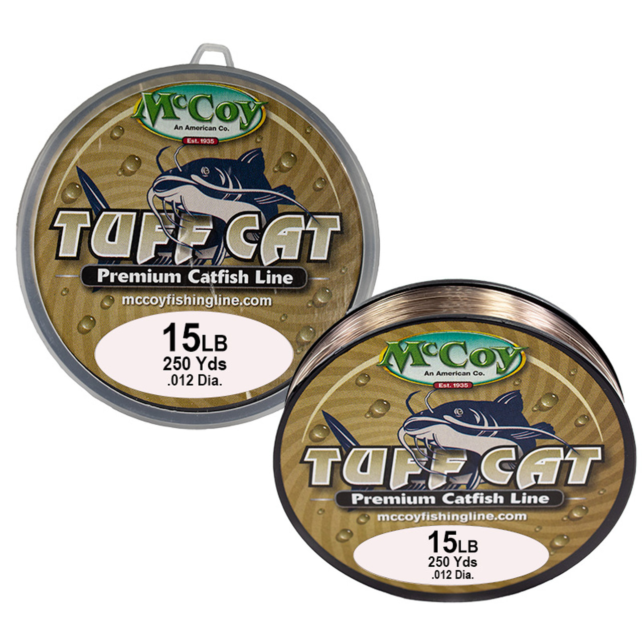 McCoy Tuff Cat Mono Premium CoPolymer Monofilament Catfish Fishing