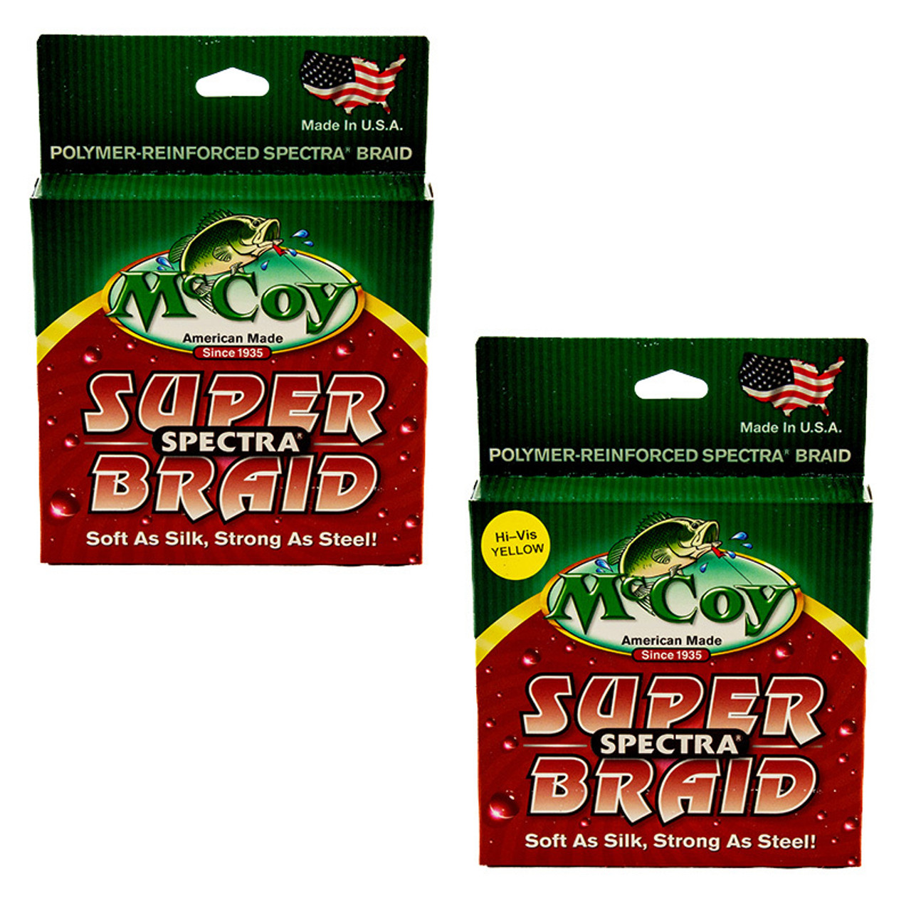 Mccoy Super Spectra Braid Mean Green Premium Tight Weave Braided Fishing Line (50lb Test (.013 inch Dia) - 300 Yards), Size: 50lb Test (.013 Dia) 