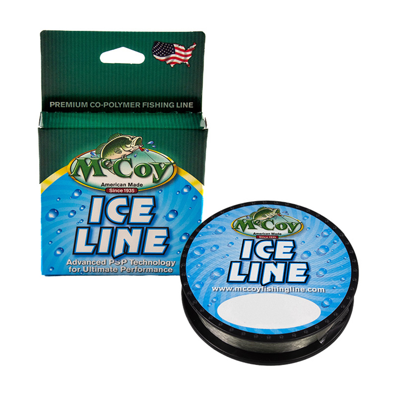 McCoy Ice Line Premium CoPolymer Monofilament Ice Fishing Line