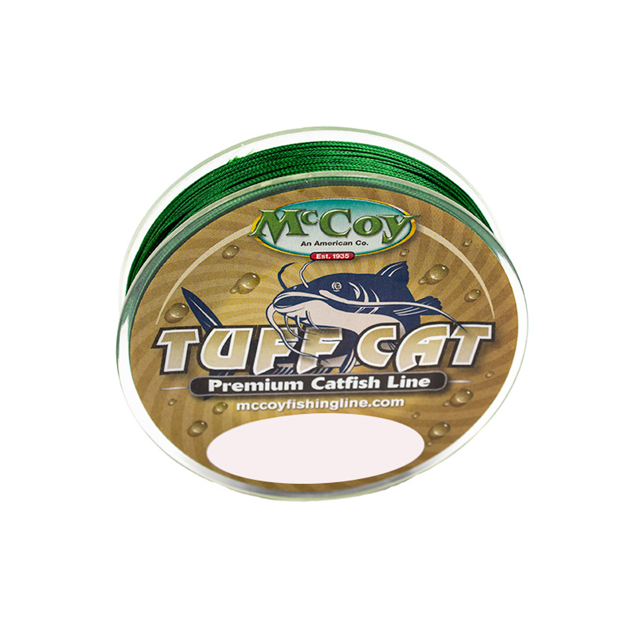 McCoy Tuff Cat Braid - Mean Green Premium Tight Weave Braided Fishing Line