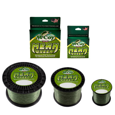 McCoy Mean Green Premium CoPolymer Monofilament Fishing Line