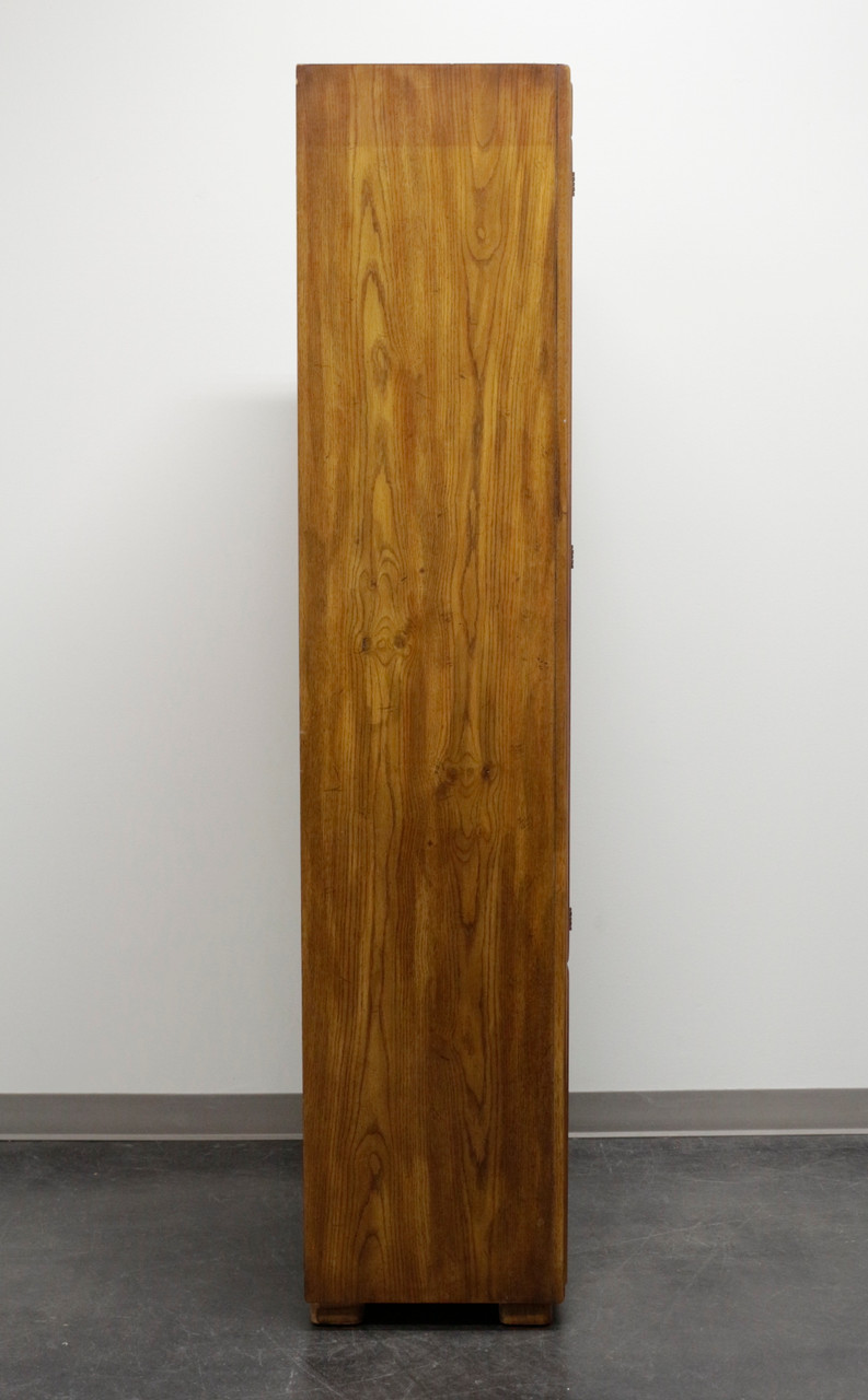 SOLD - DREXEL HERITAGE Passage Campaign Style Armoire