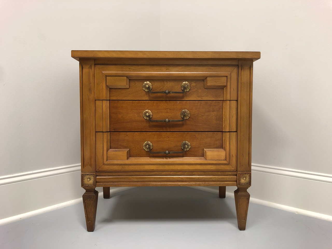 SOLD - THOMASVILLE Mid Century Cherry Nightstand 1 - Boyd's Fine