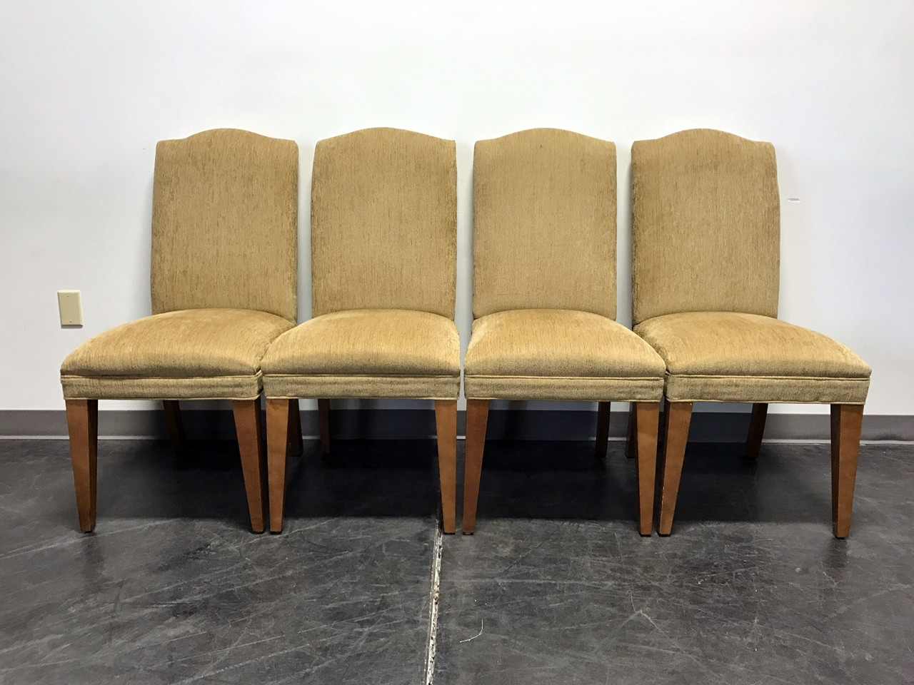 Sold Out Mitchell Gold For Restoration Hardware Upholstered Dining Chairs Set Of 4 Boyd S Fine Furnishings