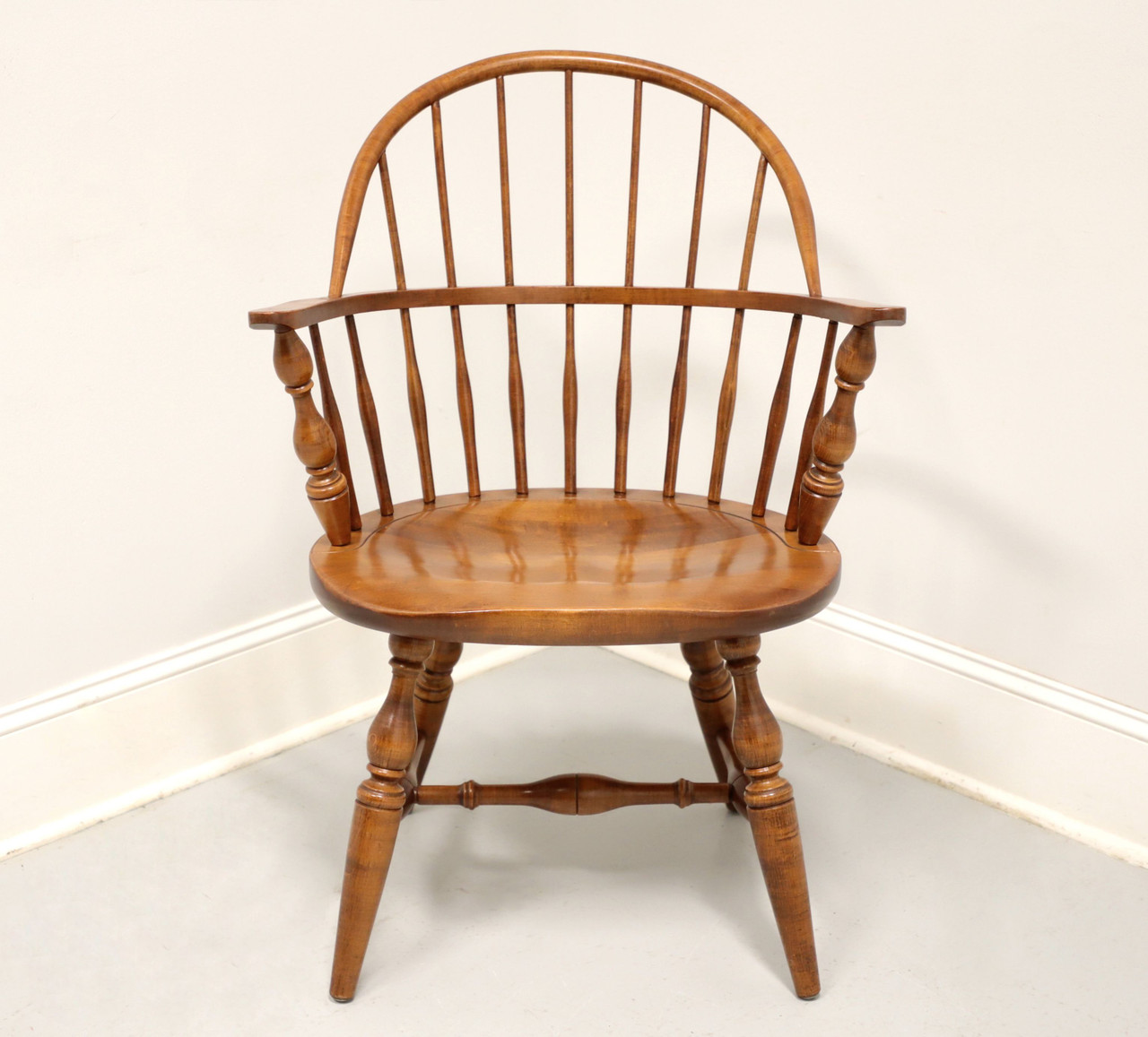 SOLD - HEYWOOD WAKEFIELD Cinnamon Windsor Armchair - Boyd's Fine