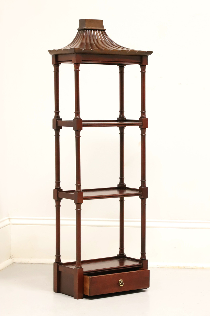 antique【wall shelf】シャビー　ブラケット　飾り棚　欅　無垢材 SOLD - SOUTHAMPTON Mahogany Japanese Pagoda Hanging Wall Shelves