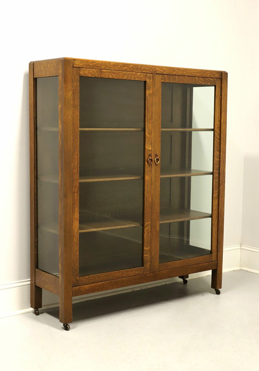 SOLD Antique Circa 1900 Tiger Oak Mission Arts Crafts China