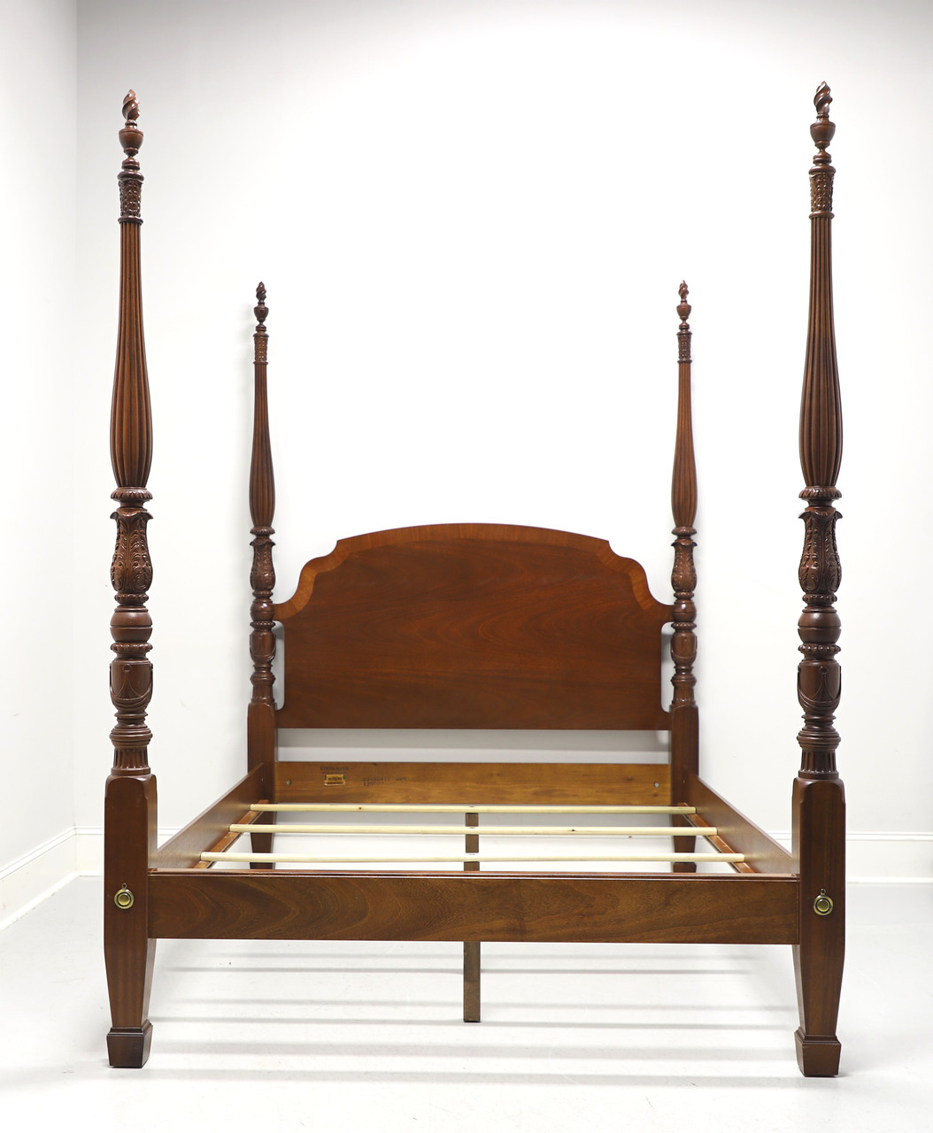 SOLD- ETHAN ALLEN 18th Century Collection Banded Mahogany Queen