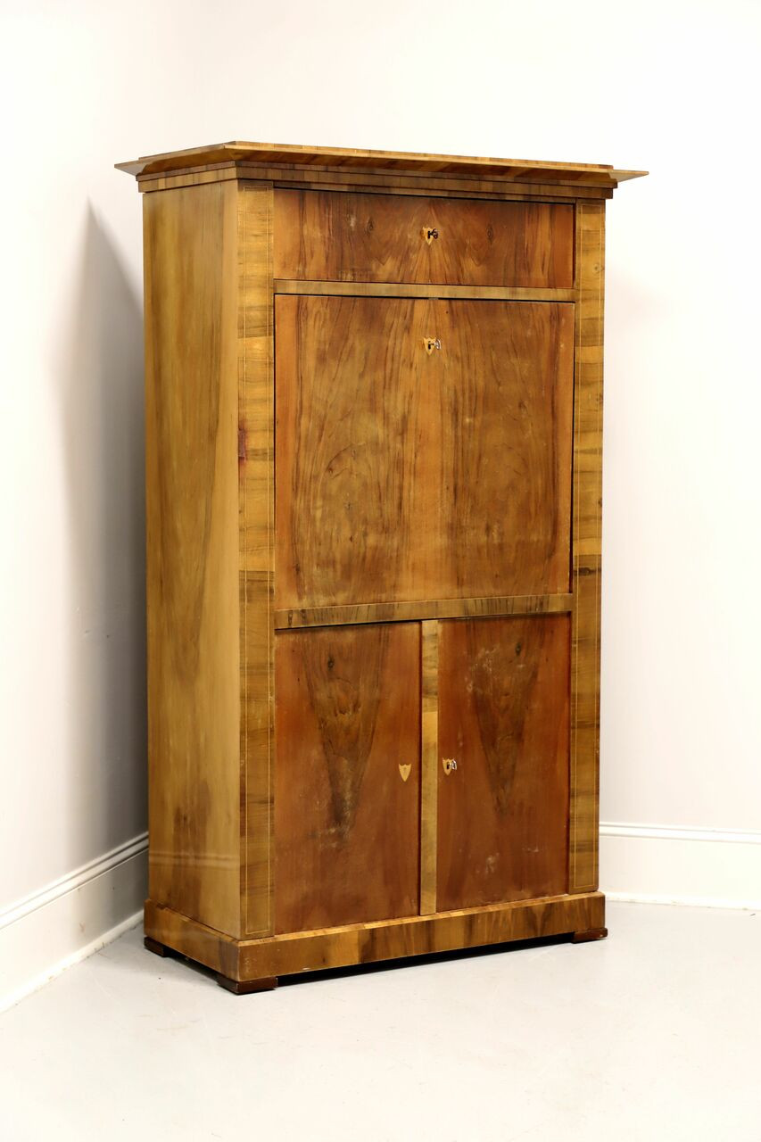 Antique 19th Century Austrian Biedermeier Abatante Secretary Desk