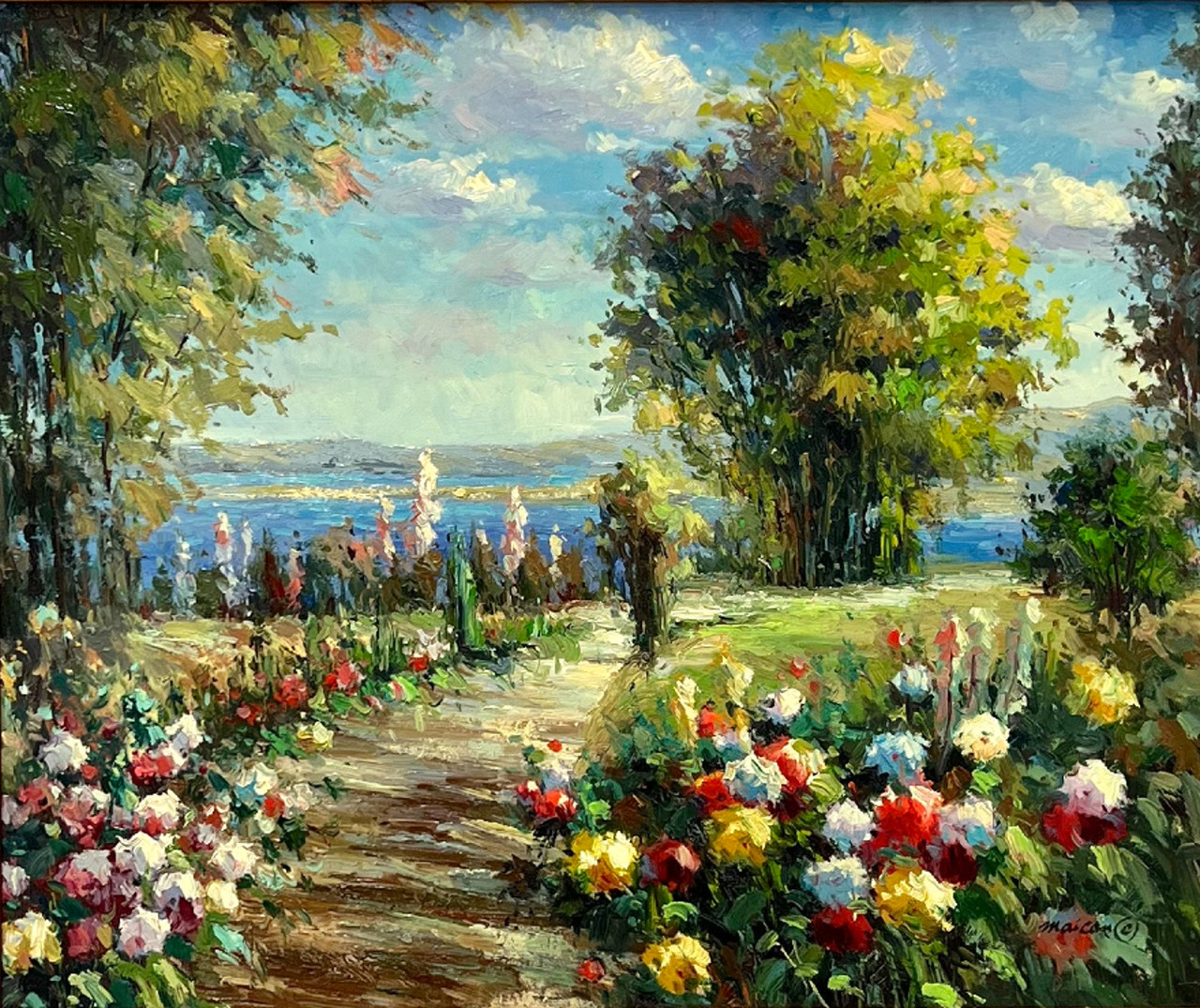 SOLD - 20th Century Original Oil on Canvas Painting - Landscape