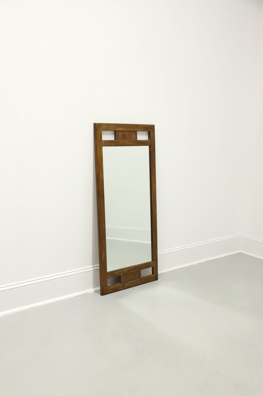 DREXEL HERITAGE Woodbriar Pecan Campaign Style Wall Mirror Boyd s Fine Furnishings
