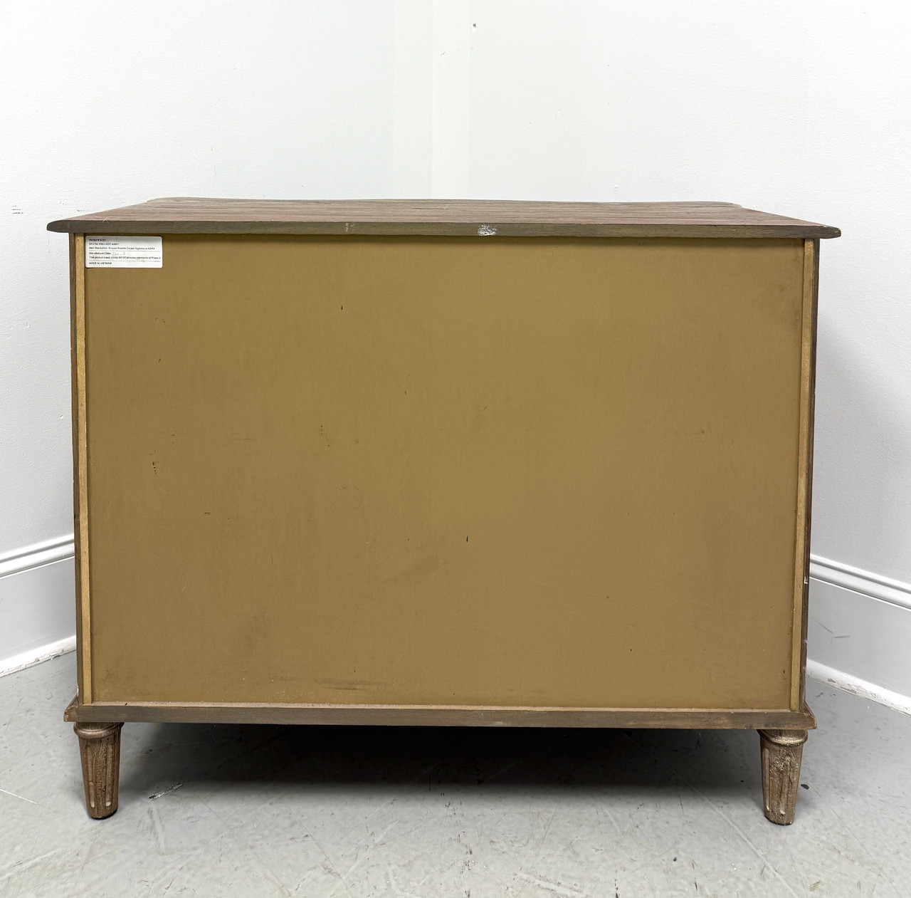 SOLD - RESTORATION HARDWARE Empire Rosette Serpentine Three-Drawer
