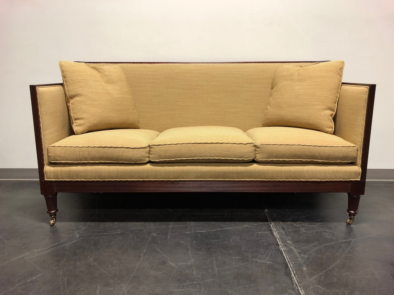 Baker Stately Homes Guinness Irish Regency Style Settee Sofa