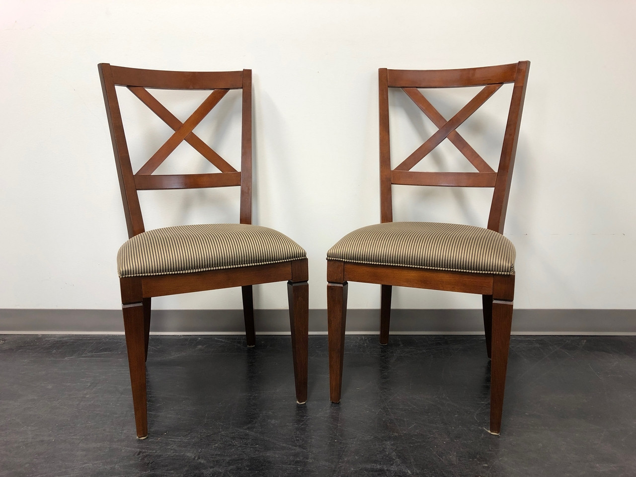ethan allen maple dining chairs