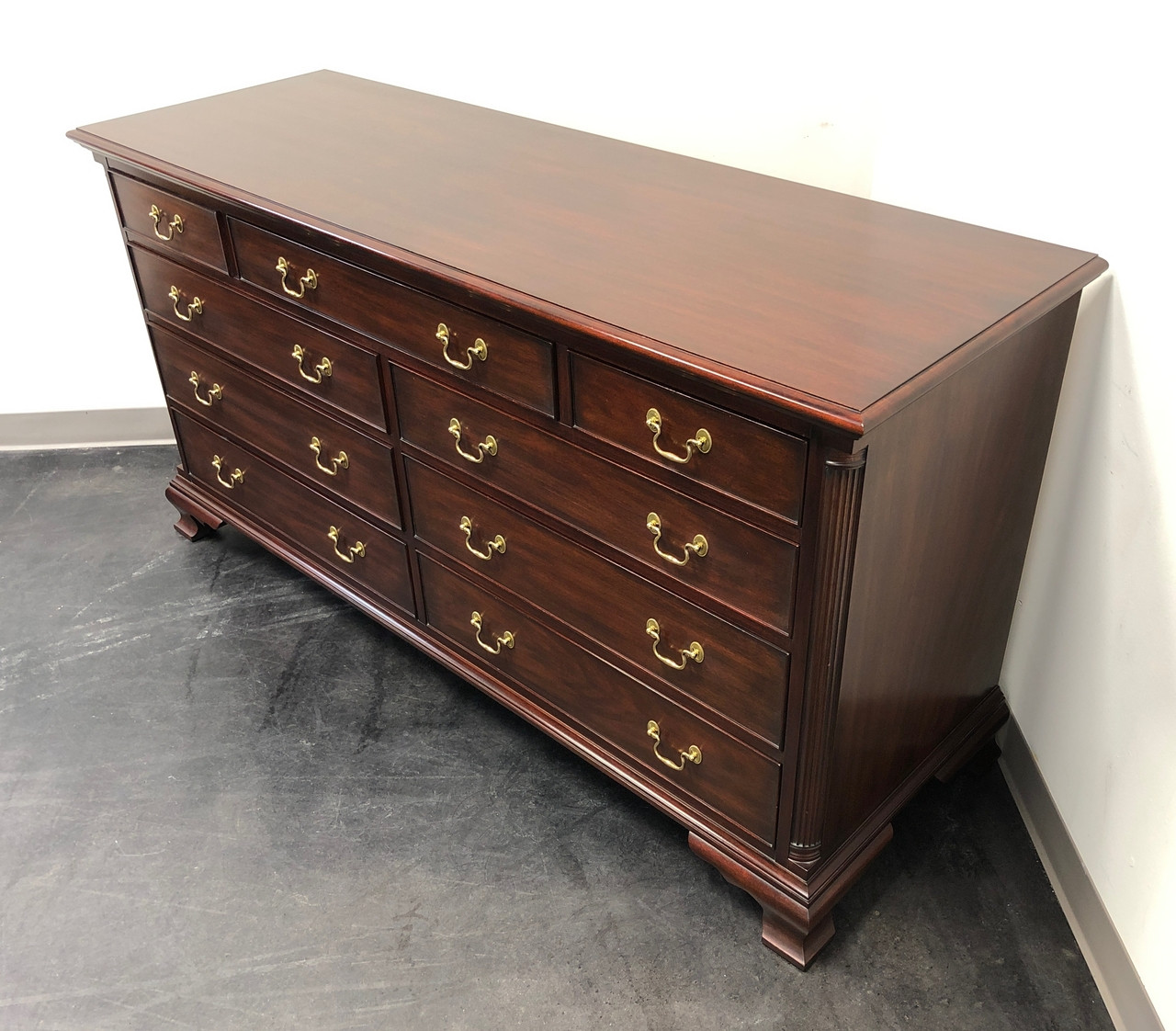 Sold Out Henkel Harris Solid Mahogany Chippendale Dresser 166