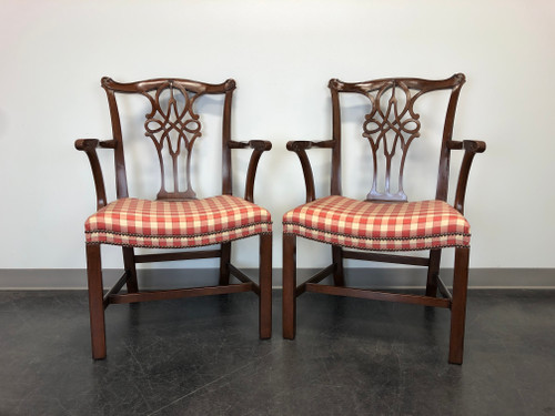 SOLD - BAKER Stately Homes George III Dining Armchairs - Pair