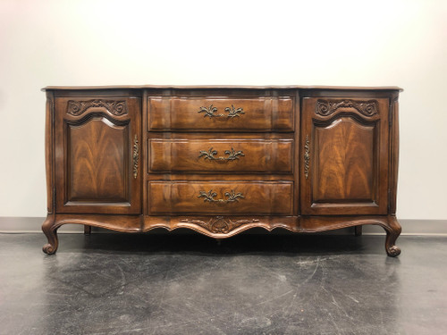 SOLD  - WHITE OF MEBANE French Country Walnut Sideboard