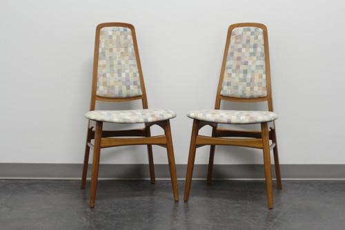 FAARUP MOBELFABRIK Solid Teak Danish Mid Century Modern Dining Chairs - Pair