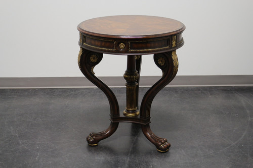 SOLD - MAITLAND SMITH Regency Style Mahogany Round Accent End Table