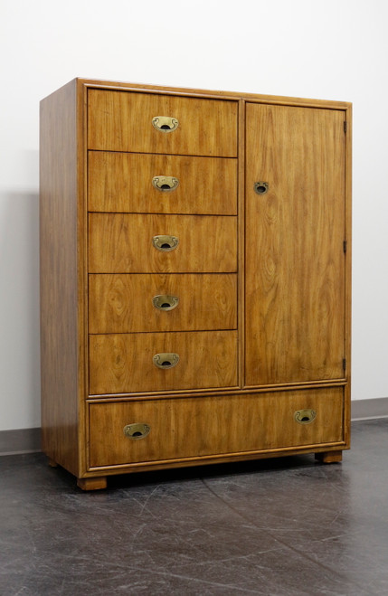 SOLD - DREXEL HERITAGE Passage Campaign Style Gentleman's Chest