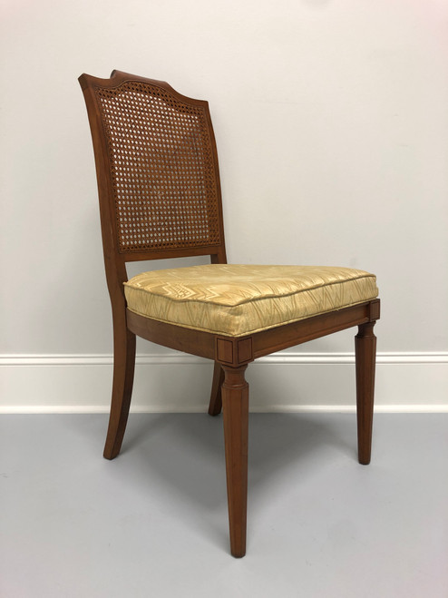 SOLD - Louis XVI Style Adriano Cherry Dining Side Chair by Davis Cabinet Co