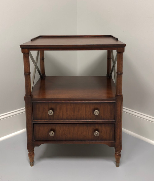 SOLD  - ETHAN ALLEN Eugene Mahogany Night Table