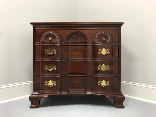 SOLD - WELLINGTON HALL Chippendale Block Front Goddard Bachelor Chest