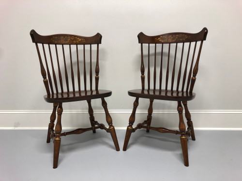 SOLD - Windsor Style Maple Hitchcock Dining Side Chairs - Pair 2